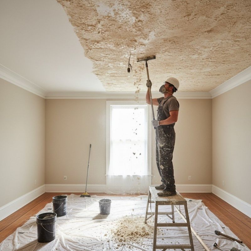 Ceiling Scraping in Gilbert, AZ