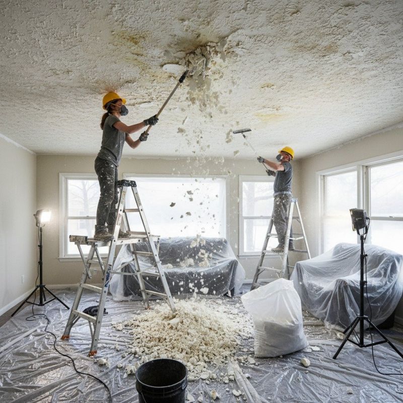 Stipple Ceiling Removal in Alpharetta, GA