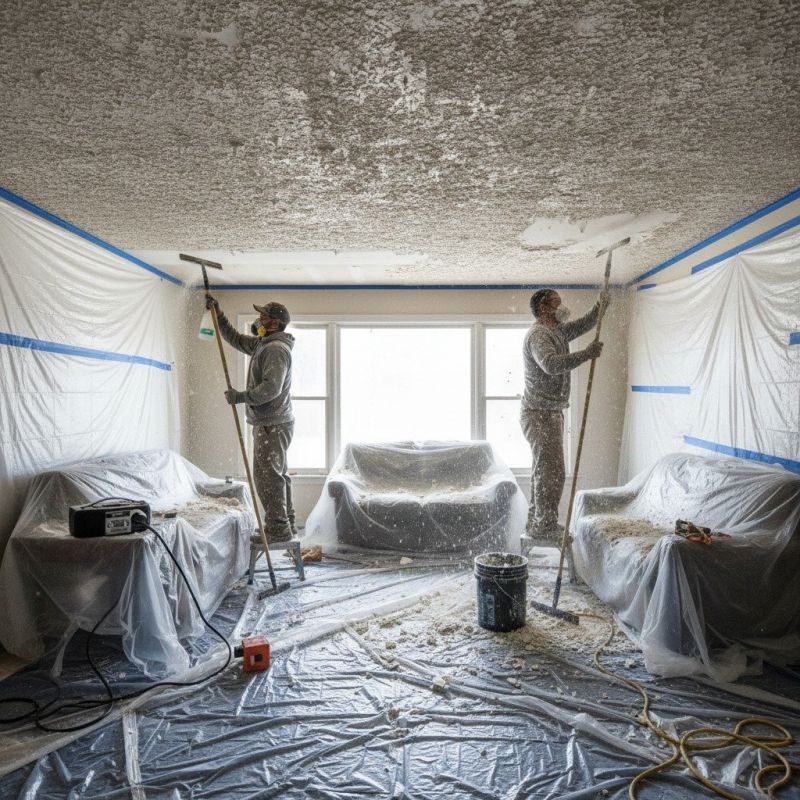 Stipple Ceiling Removal in Kansas City, KS